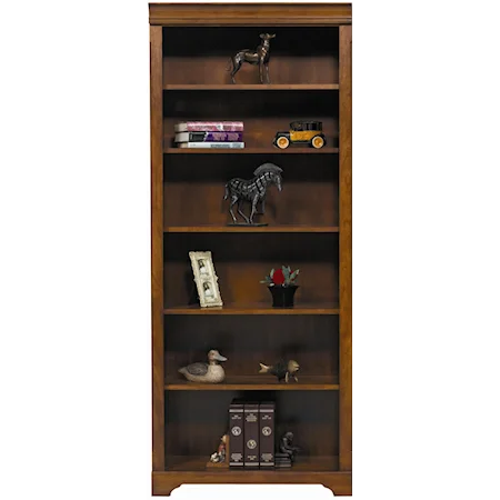 Cherry Bookcase with 6 Shelves